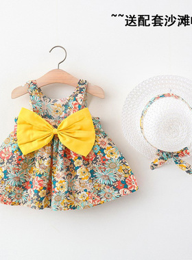 反季清仓韩版洋气女童连衣裙夏装2026新款女宝宝背心裙儿童裙子潮