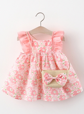 特价清仓女童连衣裙小童春夏装公主套装裙洋气女宝宝纱裙小女孩裙