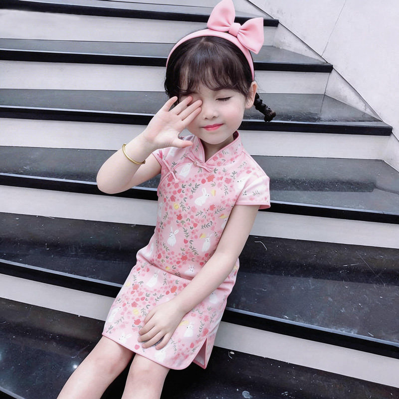 中国风女童装连衣裙夏装2026新款裙子新中式薄款旗袍儿童女孩特价
