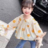 长袖 清仓女童衬衫 洋气衬衣女宝宝儿童秋装 2026新款 上衣外套 春秋款