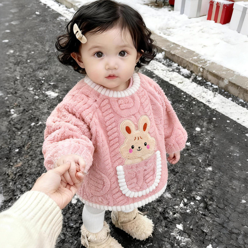 清仓罩衣冬季加绒婴儿加厚反穿衣01岁儿童宝宝2耐脏围兜外穿罩褂,童装/婴儿装/亲子装,反穿衣/罩衣,淘宝优惠券,粉丝福利购,淘宝优惠卷