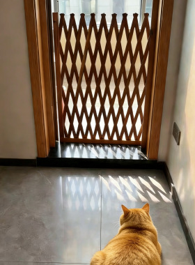 宠物围栏可伸缩门户外室内伸缩隔断拦猫拦狗栅栏挡板隔离门免打孔