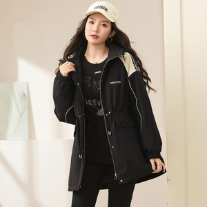 加大码女装230斤胖mm冬装洋气时尚派克服胖妹妹遮肚子显瘦羽绒服