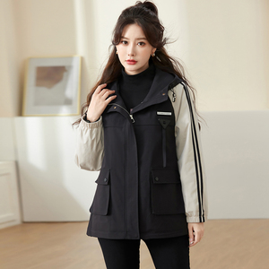 加大码女装200斤胖mm秋装洋气时尚棒球服胖妹妹宽松显瘦夹棉外套