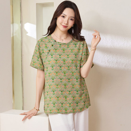 200JIN胖mm夏装百搭休闲短袖T恤