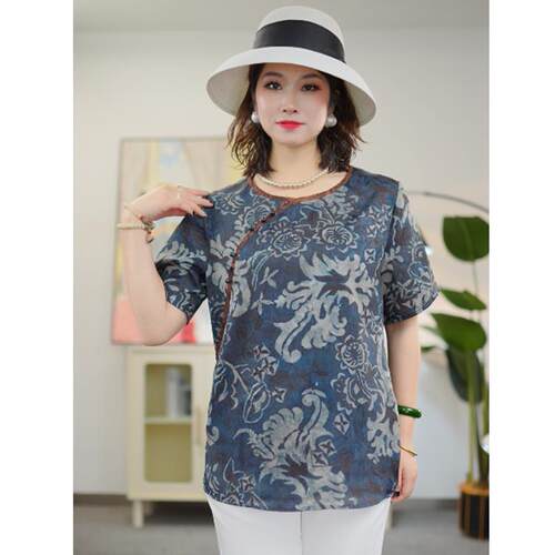 200斤胖mm宽松遮肉显瘦时尚上衣