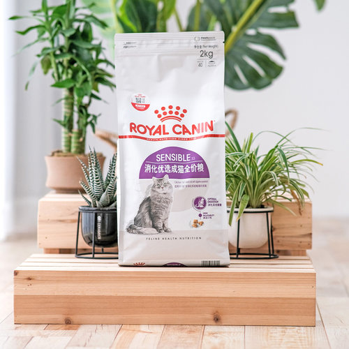 皇家挑嘴肠道2kg通用成猫粮