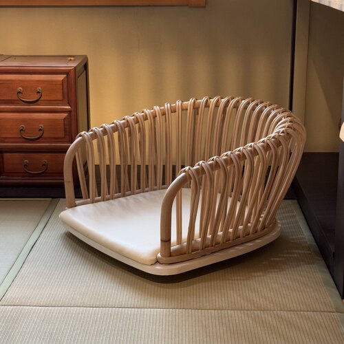 日料店家具床上藤编单人和室椅