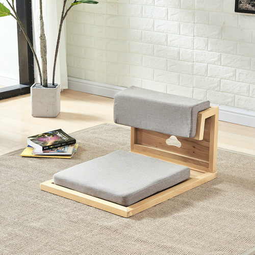 实木榻榻米日式座椅阳台无腿椅