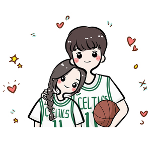 Q版 手绘情侣头像画微信头像设计礼物卡通动漫真人照片彩色简笔画