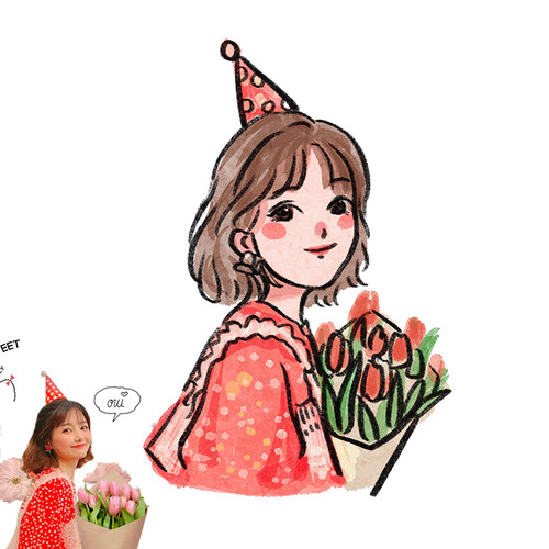 照葫芦画瓢头像定制8折优惠