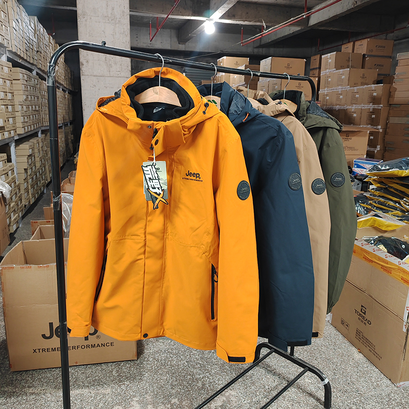 JP冲锋衣专柜撤柜款三合一两件套可拆卸冬防风防水保暖户外登山服
