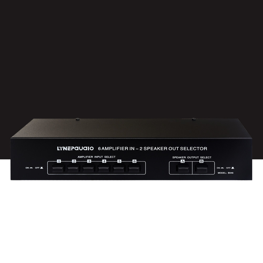 定制6进2出无源功放音箱选择切换器扬声器开关分配器比较器音质无