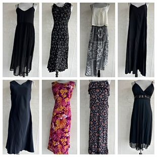 vintage复古着孤品巴洛克森系小清新棉质雪纺连衣裙