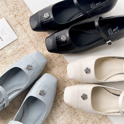 玛丽春季时尚真皮一字带