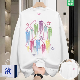 【奥莱专区】圆领卫衣女款2025新款春秋季韩版宽松设计感休闲上衣