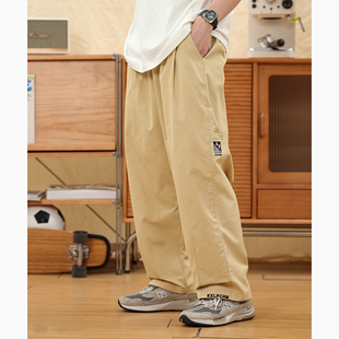 男款 裤 夏季 薄款 KXLFCHN空穴来风 潮牌宽松休闲长裤 日系复古工装