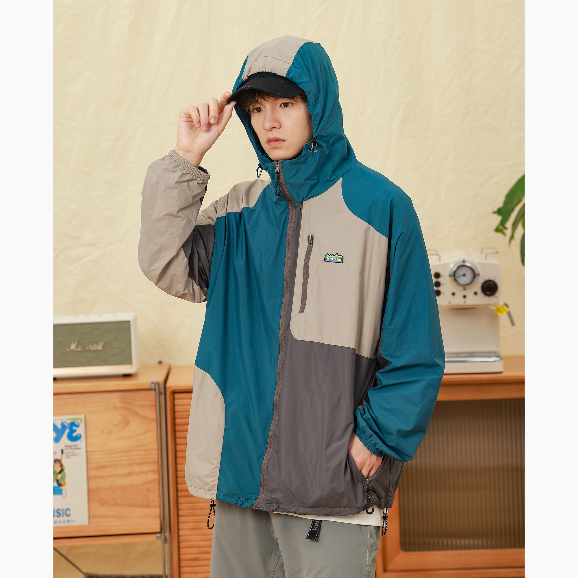 空穴来风连帽长袖防晒服