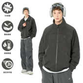 KXLFCHN空穴来风 百搭休闲夹克 立领拉链卫衣外套男女秋冬翻领开衫