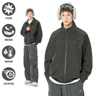 KXLFCHN空穴来风 百搭休闲夹克 立领拉链卫衣外套男女秋冬翻领开衫
