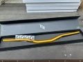 Title: Downhill Bike Handlebar - 35mm Diameter, 38mm Rise, Limited Edition Gold Finish