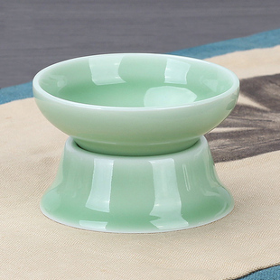 茶漏托茶滤茶叶过滤网泡茶器分离器茶隔陶瓷茶具茶杯神器迷你青瓷