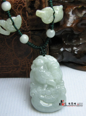 天然生肖鸡巳酉丑吊坠项链