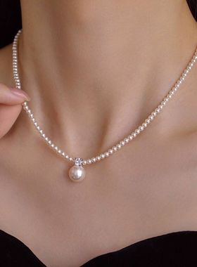 小众设计感春夏毛衣链气质颈链