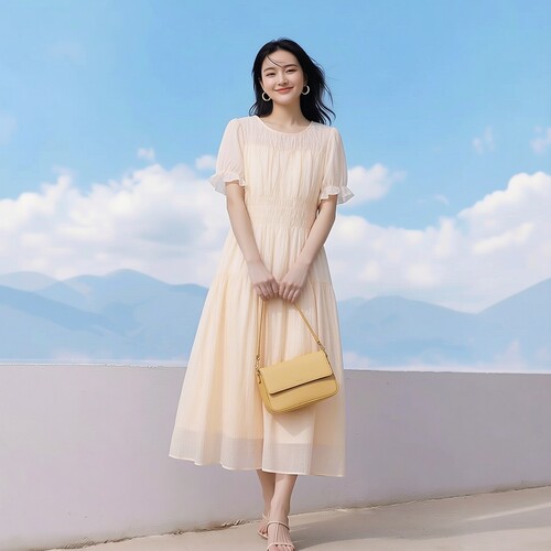 夏季气质高雅H海系列新款连衣裙