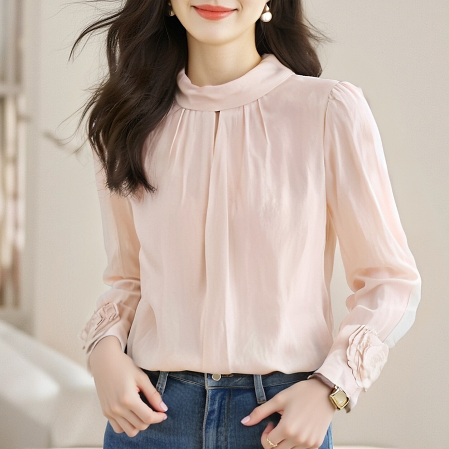 丽新折扣女装M魅高端大气衬衫