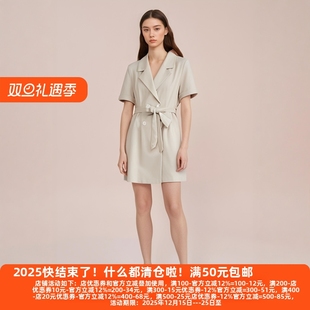 B帛 领连体衣裤 系列 创新高雅端庄流行西装 女 24夏装 丽新折扣女装