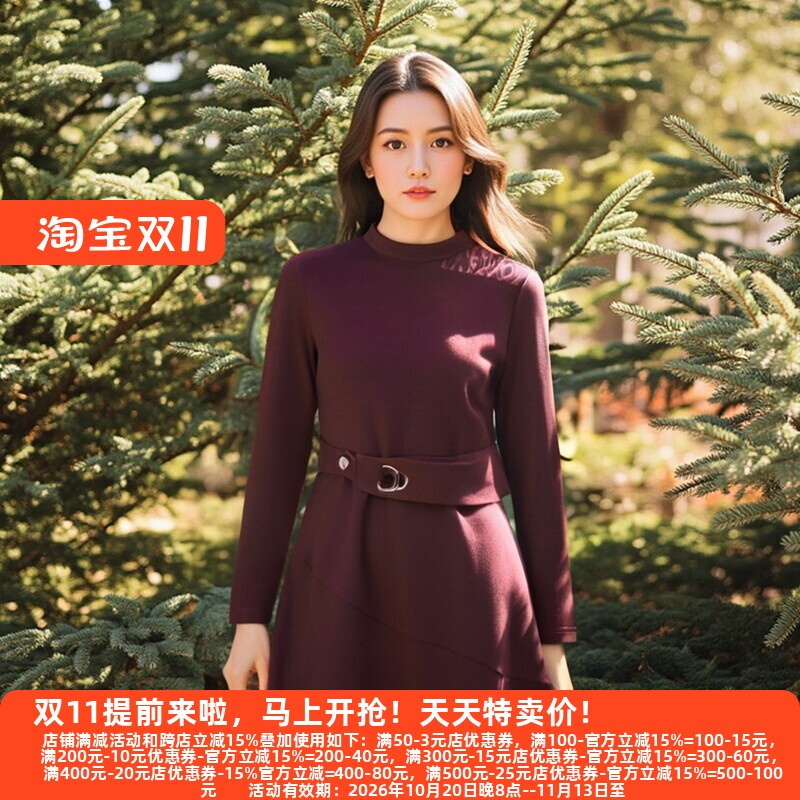 气质老品牌大码高端连衣裙