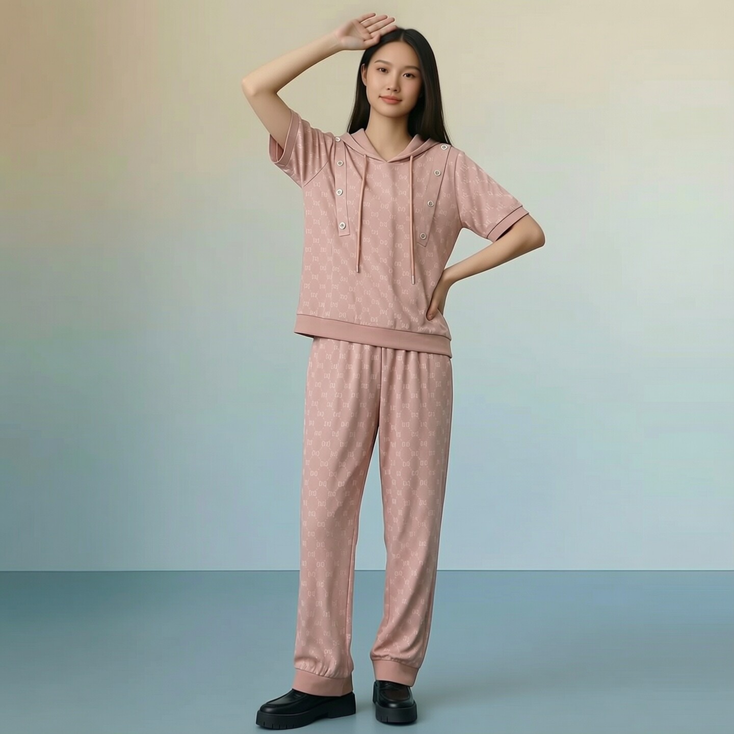 丽新折扣夏季气质高雅女装套装