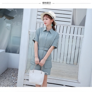 丽新折扣女装 M美25系列夏装精致浪漫美丽不重样工装显瘦连体衣裤