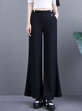 丽新折扣女装 M魅系列25秋装30年知名品牌金属扣大气休闲裤3398