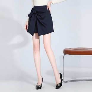 年轻都市女不规则蝴蝶结短裙325 系列25秋冬新款 丽新折扣女装 P飘