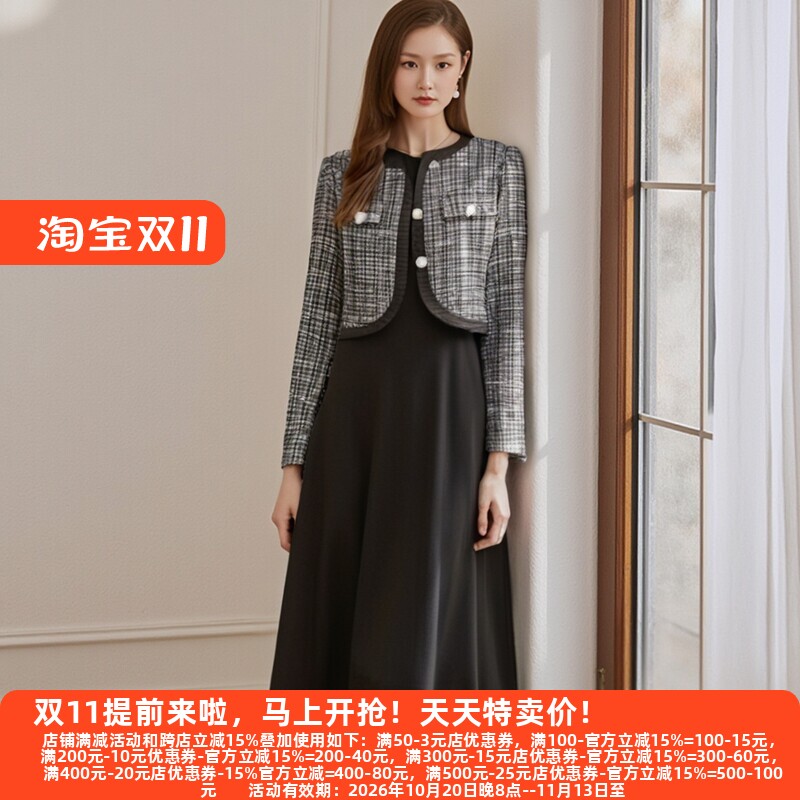 气质老品牌大码高端连衣裙