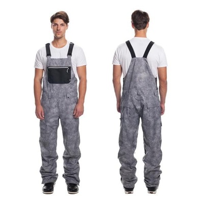 686单板双板防风防水背带滑雪裤