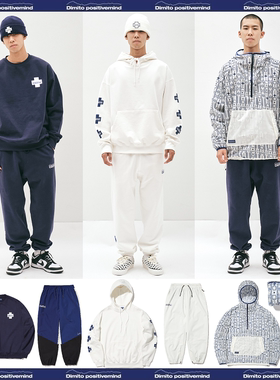 2122DIMITO韩国滑雪服单双板男女防晒衣雪裤卫衣白蓝合作款CRITIC