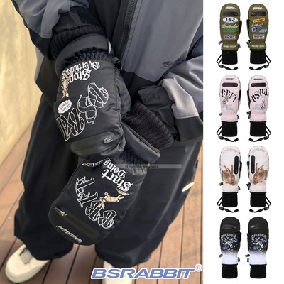 BSRABBIT韩国小兔子滑雪手套正品