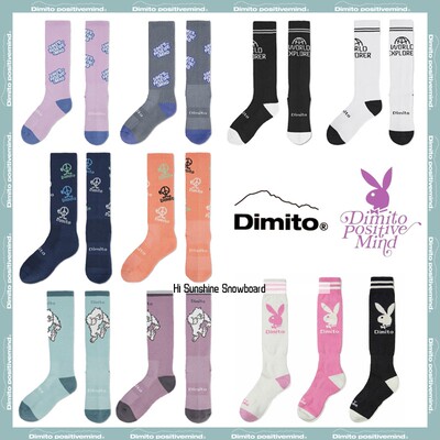 高筒厚滑雪袜韩国联名款DIMITO