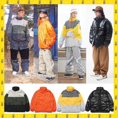 韩国单双板防水风加棉上衣滑雪服