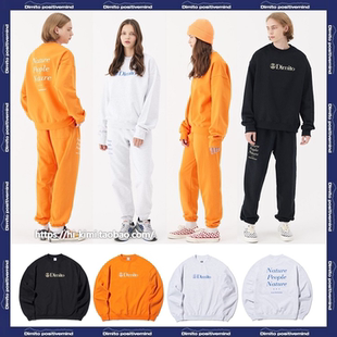 2122DIMITO韩国滑雪卫衣单双板男女款纯色保暖套头宽松打底圆领