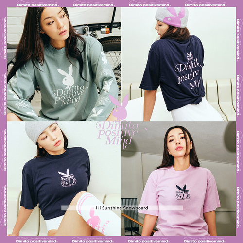 韩国DIMITO×PLAYBOY联名款T恤