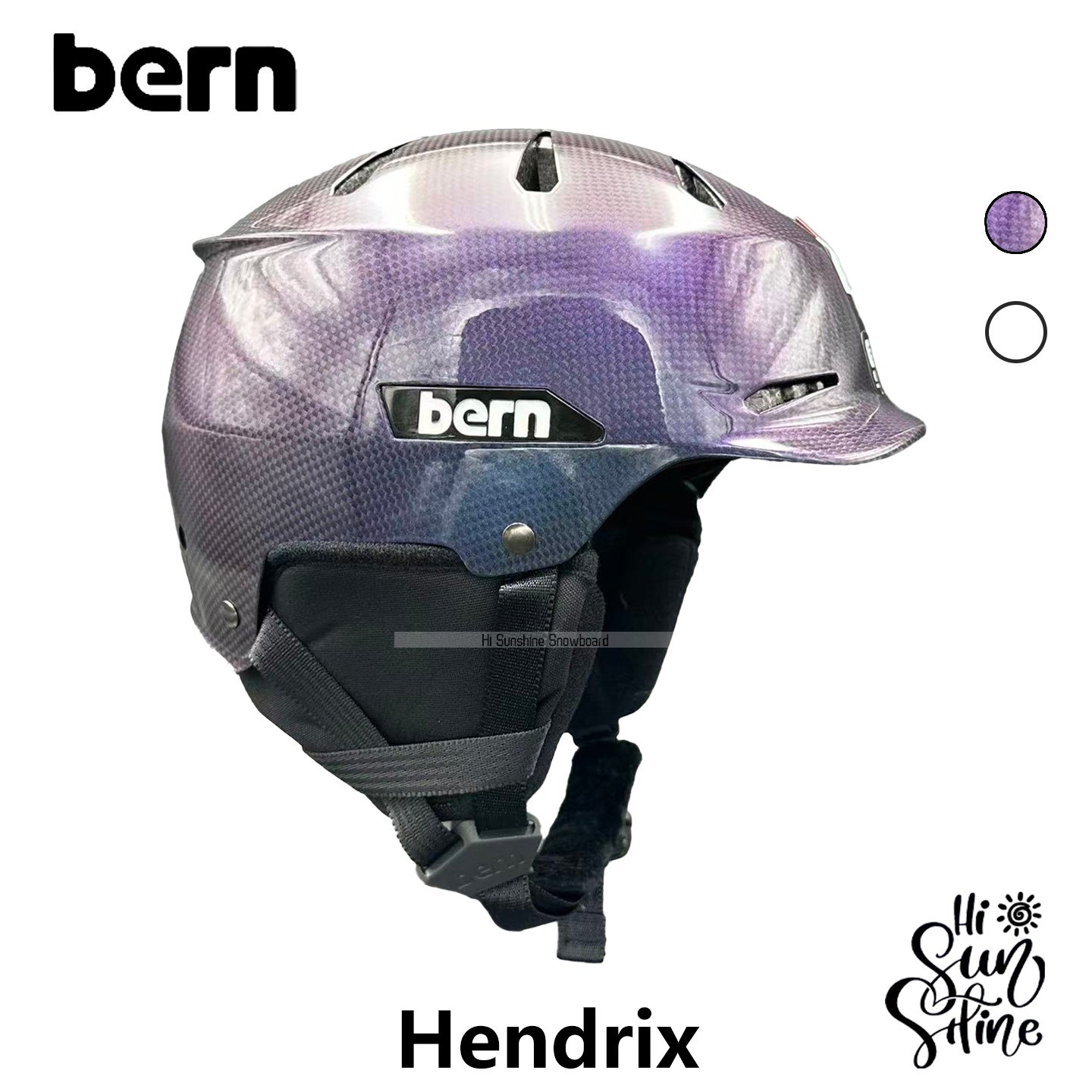2526美国BERN单板双板滑雪头盔男女款亚洲版碳纤维HENDRIX DVRT