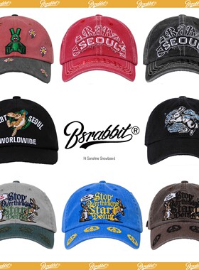 BSRABBIT鸭舌帽街头男女官方正品