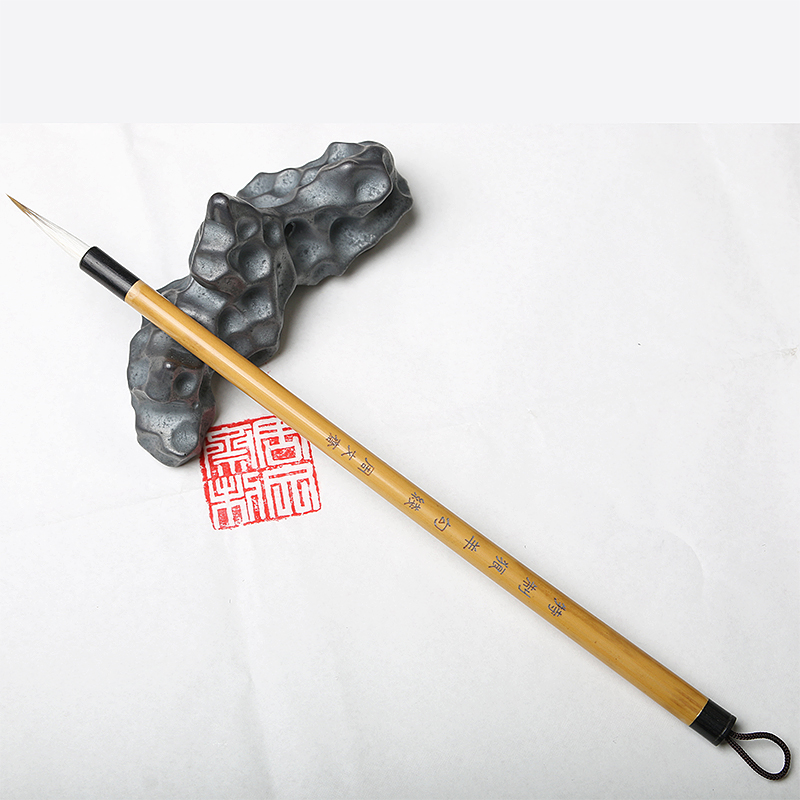 手工制笔勾线毛笔瘦金体书法笔