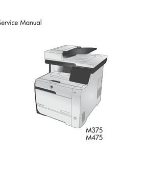 惠普 Pro M375NW M475DN 彩机英文维修手册