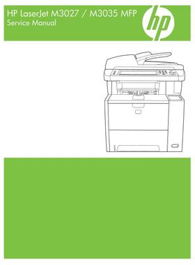 惠普 LaserJet M3027 M3035 MFP 黑白机英文维修手册