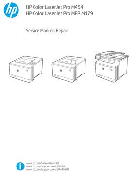 惠普M479fdw M479fnw彩机英文维修手册